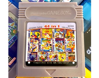 61 in 1 Games for Gameboy Cartridge