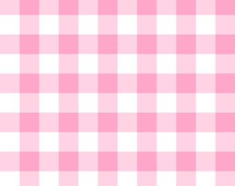 Baby Pink Gingham Seamless Repeat Pattern JPEG
