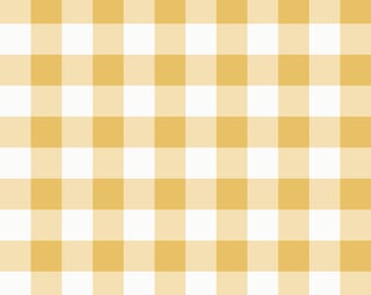 Senfgelber Gingham-nahtloser Rapport JPEG