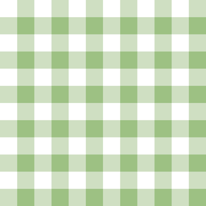 May include: A green and white checkered pattern. The pattern is made up of alternating squares of green and white.