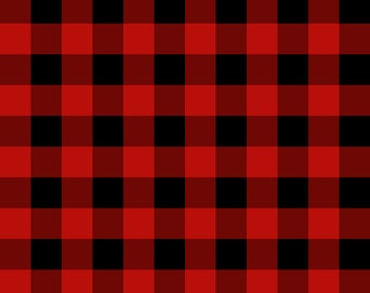 Crimson Red Gingham Sömlöst Upprepningsmönster JPEG