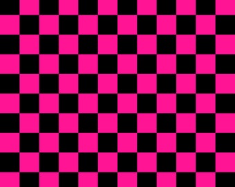 Hot Pink Checker Seamless Repeat Pattern JPEG