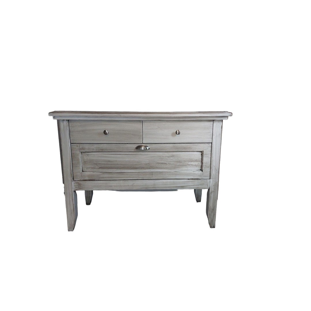 Refinished Wood/veneer TV Console Dresser Sofa Table Buffet Etsy