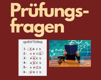 195 Prüfungsfragen (für Medizinische Fachangestellte) inkl. Lösungen (PDF)