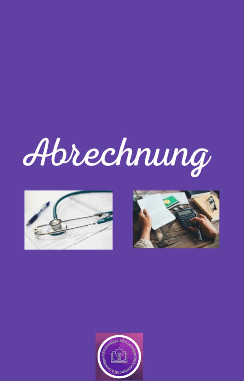 Abrechnung Medizinische Fachangestellte PDF Bild 1