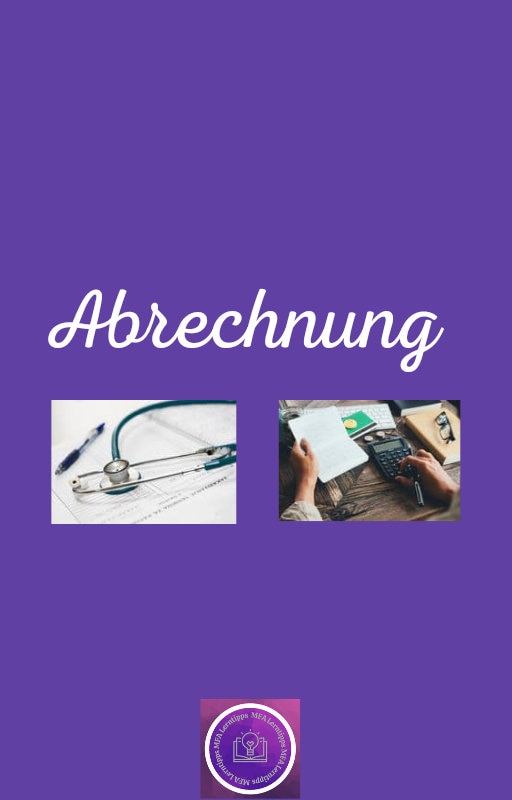Abrechnung Medizinische Fachangestellte PDF Etsy.de