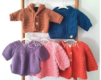 SALE Clothes: Made & Ready to go Handmade Baby Jumpers, Cardigans and Accessories / Baby Gift / Bargain Gift / Post Next Day