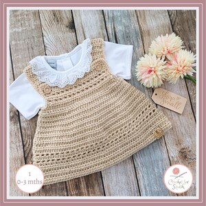 Made & Ready to go Baby Dresses / Handmade Dress / Crochet Dress / Baby Dress / Instagram / Baby Gift / Bargain Gift / Post Next Day 1) Charlotte Dress