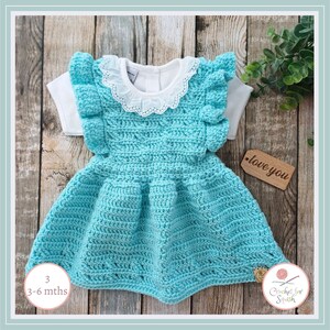 Made & Ready to go Baby Dresses / Handmade Dress / Crochet Dress / Baby Dress / Instagram / Baby Gift / Bargain Gift / Post Next Day 3) Delilah Dress