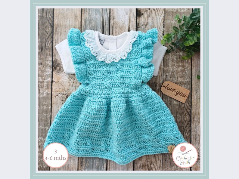 Made & Ready to go Baby Dresses / Handmade Dress / Crochet Dress / Baby Dress / Instagram / Baby Gift / Bargain Gift / Post Next Day 3) Delilah Dress