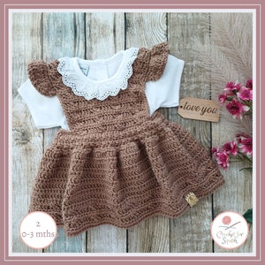 Made & Ready to go Baby Dresses / Handmade Dress / Crochet Dress / Baby Dress / Instagram / Baby Gift / Bargain Gift / Post Next Day 2) Delilah Dress