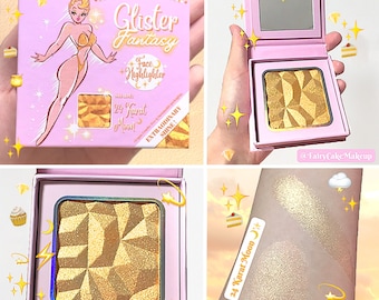 Glister Fantasy Highlighter 24 Karat Moon | Cartoon Makeup | TikTok Makeup | Kawaii Makeup | Viral Makeup | Face Highlighter