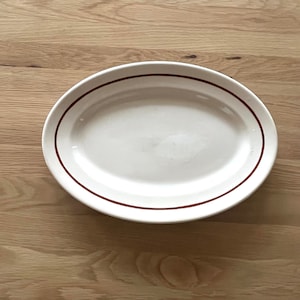 Vintage Restaurant Platter - Toltec - Walker China - Vitrified - Bedford Ohio
