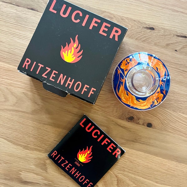 Ritzenhoff Candle Holder - Lantern  - Lucifer designed by artist Debora Jedwab