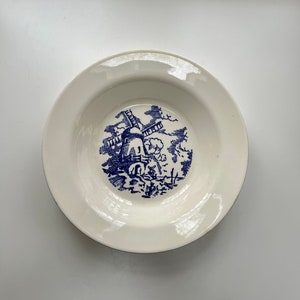 Vintage Royal China Windmill Bowl - Made in Sebring, Ohio