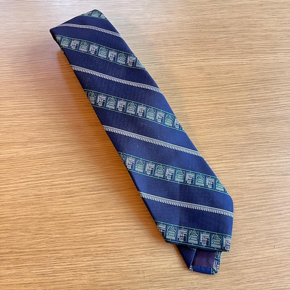 Vintage Smithsonian Institution "Computer Tie" fe… - image 1