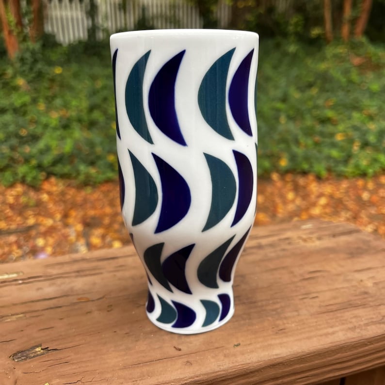 Sargadelos Porcelain Vase - Thumbnail 2
