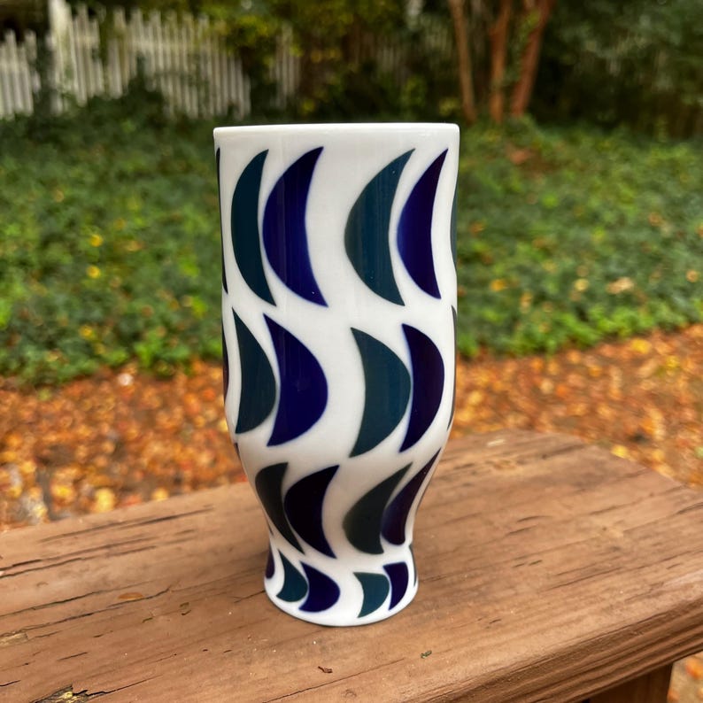 Sargadelos Porcelain Vase - Thumbnail 3
