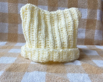 Crochet Cat Ears Beanie