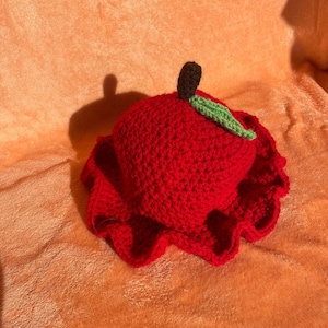 Crochet Apple Bucket Hat