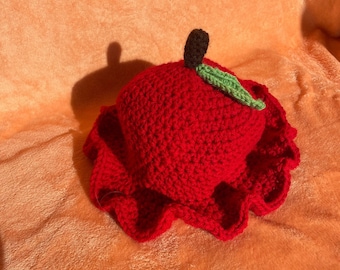 Crochet Apple Bucket Hat