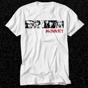 Apa Magisk Japansk Collage TV-program T-shirt Bästsäljare Gåva Unisex Topp Vuxen T-shirt Musik Film OZ572