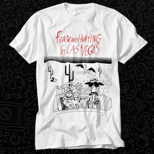 Hunter  Fear Hunting in Las Vegas T Shirt Gift For Womens Mens Unisex Top Adult Tee Vintage Music Best Movie OZ115