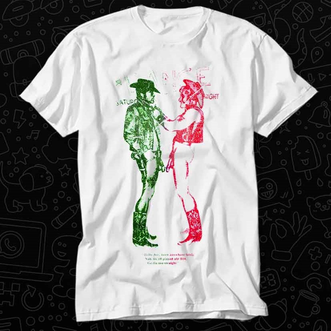 Nude Naked Cowboys Sid Vicious Punk Rock Gay Lesbian LGBT T Shirt