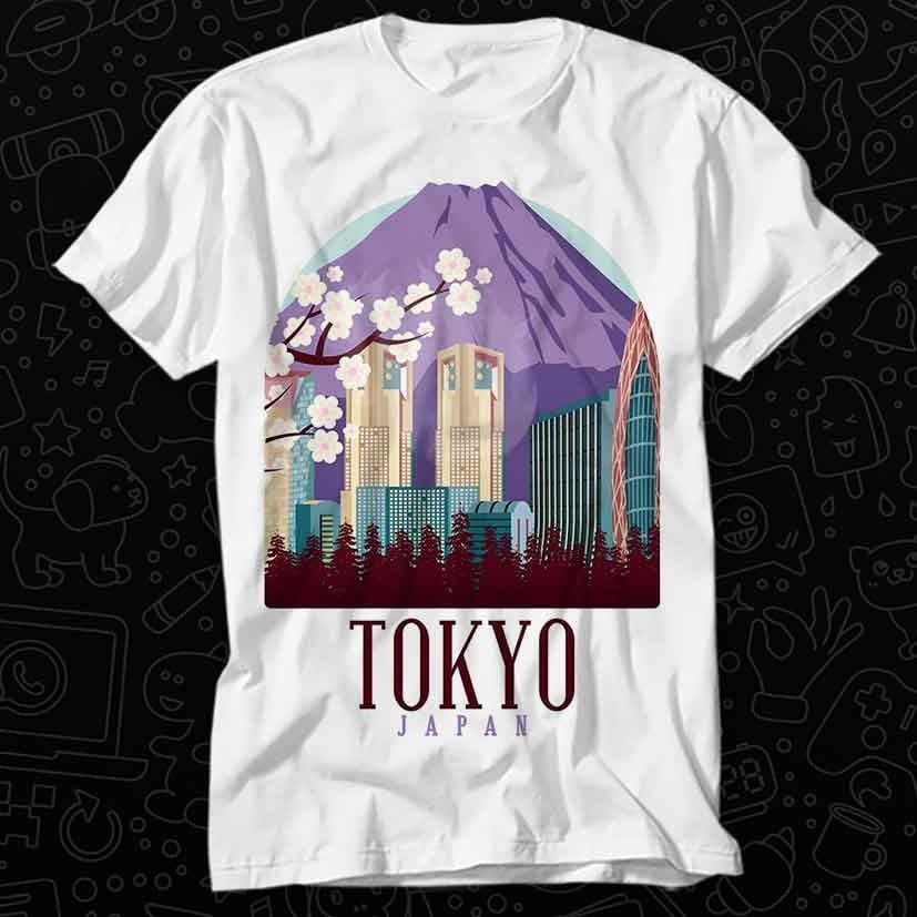 Tokyo Japan T Shirt Gift For Womens Mens Unisex Top Adult Tee Vintage Music Best Movie OZ218