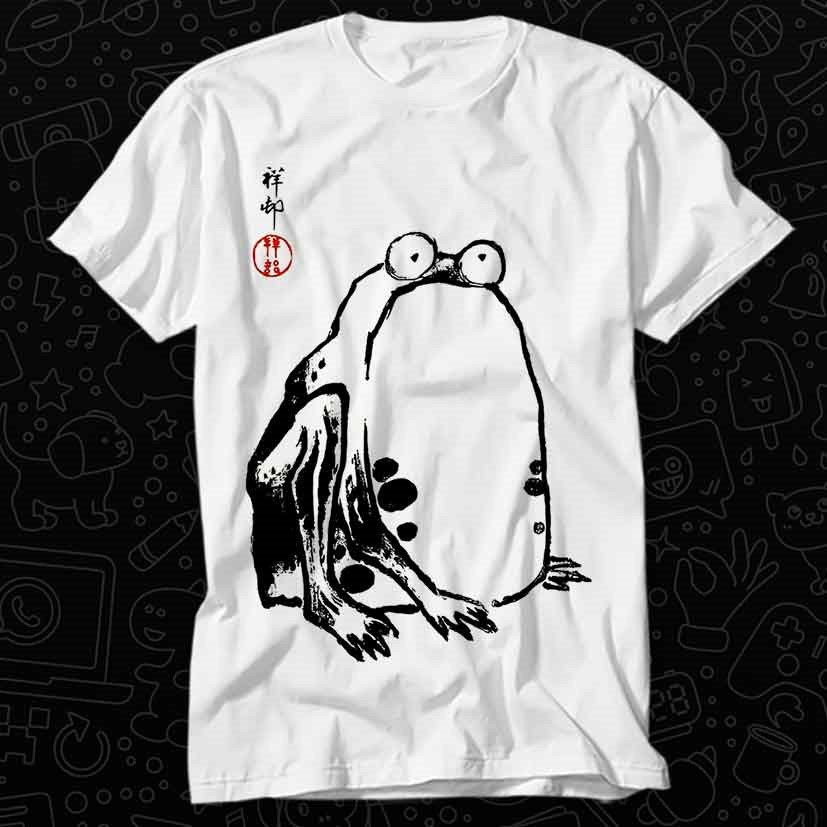 Unimpressed Grumpy Frog Japanese Matsumoto Hoji Poster T Shirt Gift Unisex Top Adult Tee Vintage Music Best Movie OZ479