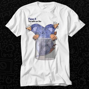 Two Moles Per Liter Funny Chemistry Science Avogadro&#39;s Day T Shirt Gift For Womens Mens Unisex Top Adult Tee Vintage Music Best Movie OZ278