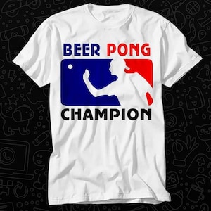 Beer Pong Champion T Shirt Funny Retro Pub Vintage Gift T Shirt Gift Unisex Top Adult Tee Vintage Music Best Movie OZ408