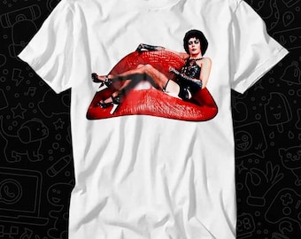 The Rocky Horror Picture Show T Shirt Gift For Womens Mens Unisex Top Adult Tee Vintage Music Best Movie OZ325