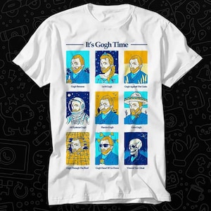 Vincent Van Geist Es ist Gogh Zeit Limitierte Auflage Poster T-Shirt Geschenk Unisex Top Erwachsene T-Shirt Vintage Musik Bester Film OZ480