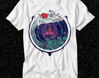 Water Vinyl Records T Shirt Gift For Womens Mens Unisex Top Adult Tee Vintage Music Best Movie OZ328