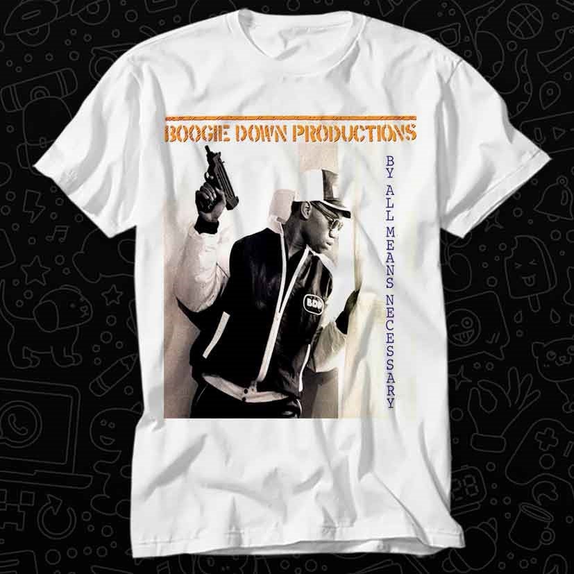 Boogie Down Productions 80s Rap Hip Hop Music Album T Shirt Gift Unisex Top Adult Tee Vintage Music Best Movie OZ410