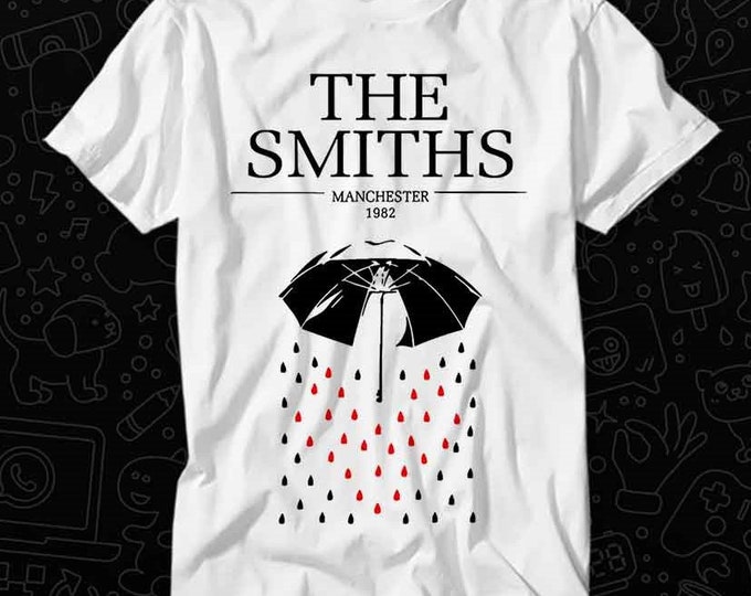 The Smiths Manchester 1982 Concert Poster T Shirt Gift For Womens Mens Unisex Top Adult Tee Vintage Music Best Movie OZ449