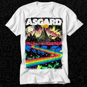 Welcome to Asgard Home of the Gods T Shirt Gift For Womens Mens Unisex Top Adult Tee Vintage Music Best Movie OZ117