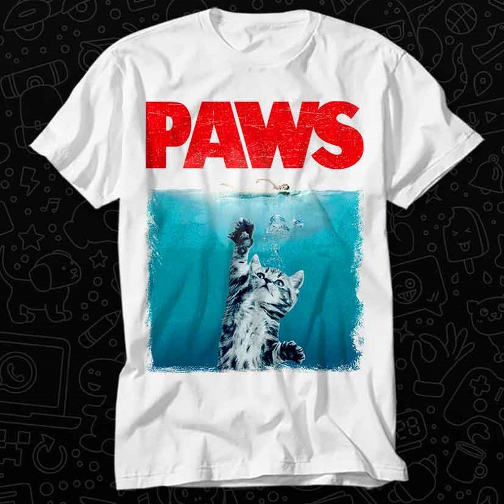 Discover Paws Kitten Jaws Cute Cat Fun T Shirt