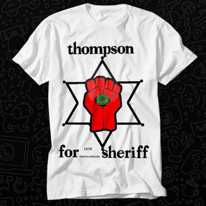 Hunter  for Sheriff T Shirt Gift For Womens Mens Unisex Top Adult Tee Vintage Music Best Movie OZ144