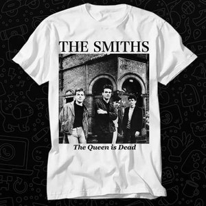 The Smiths The Queen Is Dead Punk Gift T Shirt Gift For Womens Mens Unisex Top Adult Tee Vintage Music Best Movie OZ455