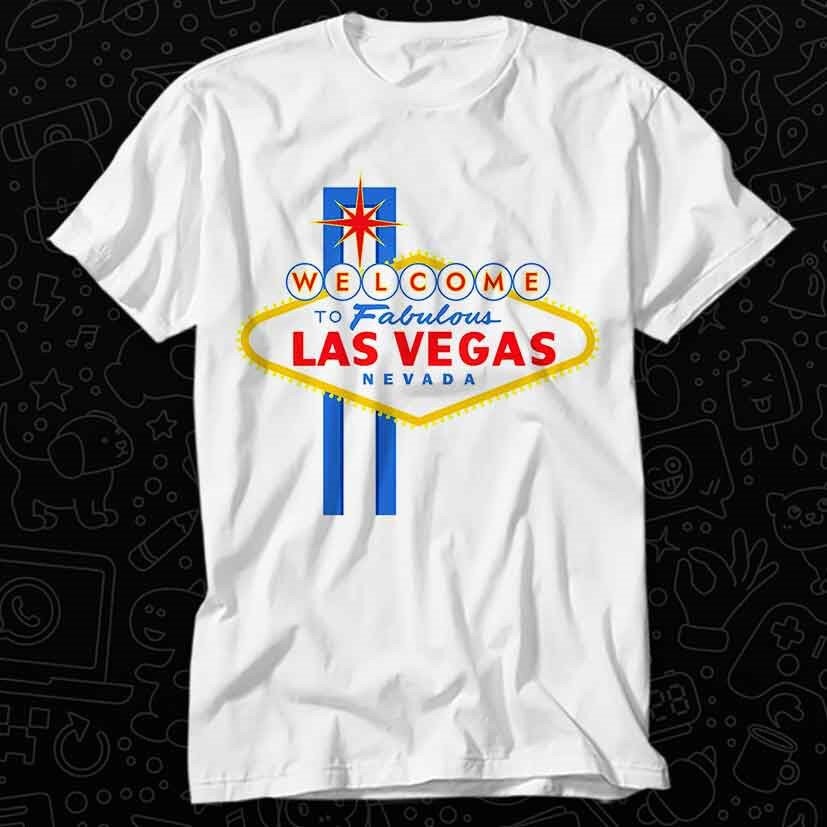 T-shirt Femme Las Vegas Nevada Avec Strass - Taille S, Noir, Occasion Très Bon état