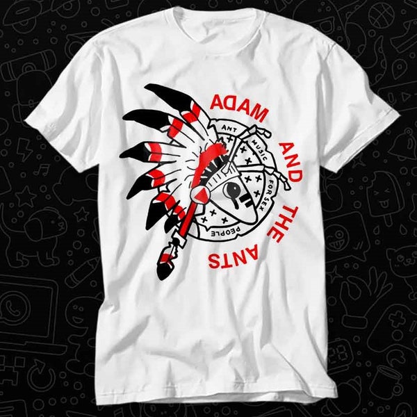 Adam Ant muziek voor mensen T shirt cadeau voor dames heren Unisex top volwassen Tee vintage muziek beste film OZ400