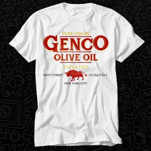 Genco Olive Oil Godfather T Shirt Gift For Womens Mens Unisex Top Adult Tee Vintage Music Best Movie OZ377