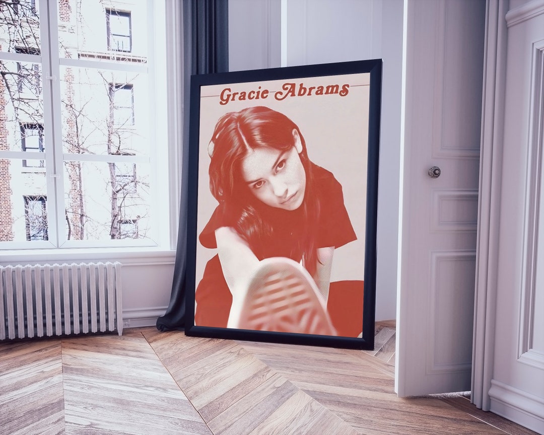 Gracie Abrams Poster Digital, Gracie Abrams UK Tour Print, Gracie