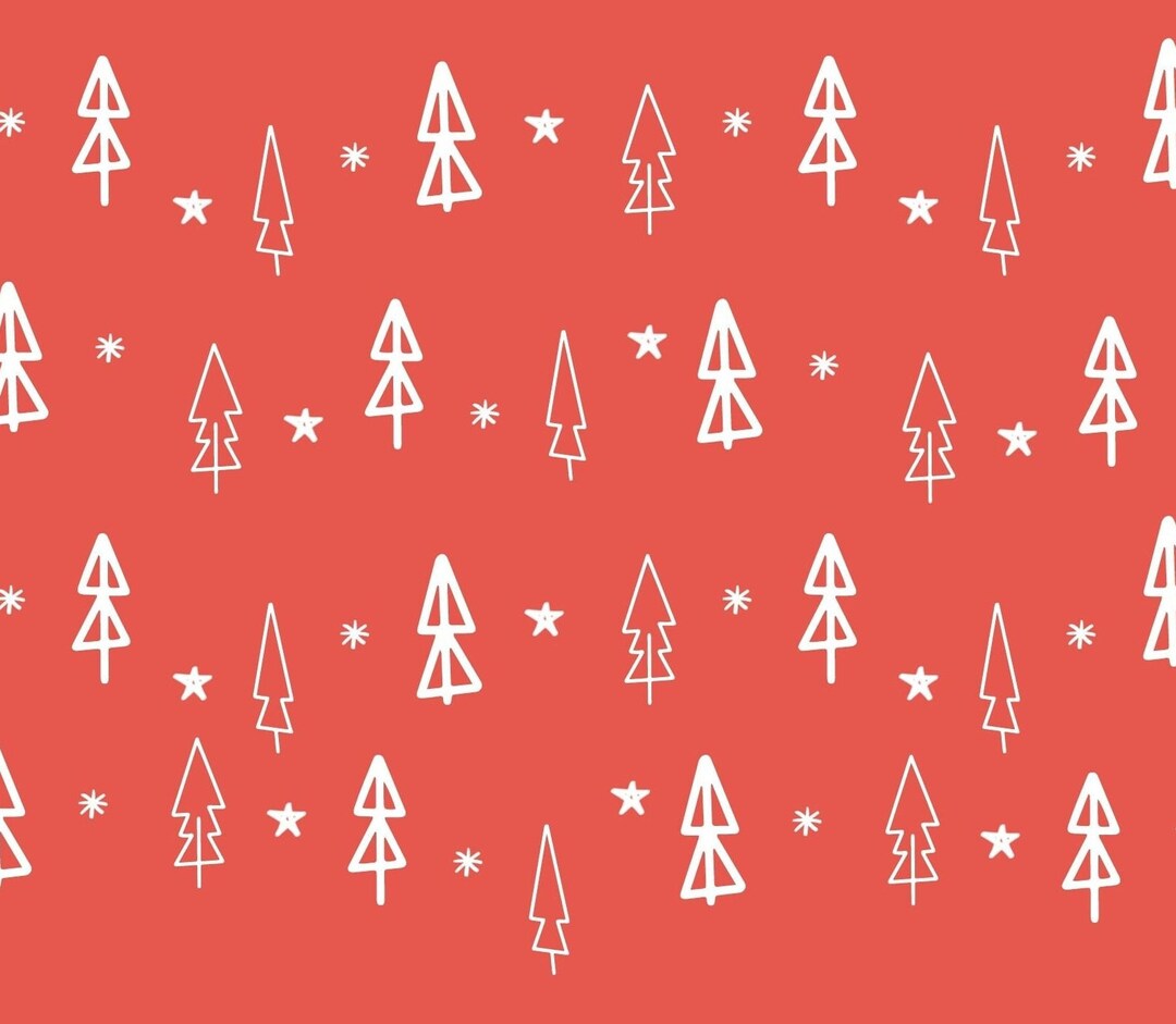 Christmas Trees With Animated Twinkling Start Zoom Background, Loops