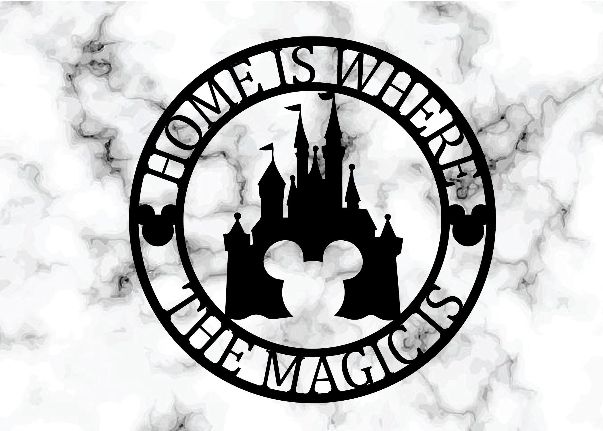 Discover Disney Metal Sign, Home Is Where The Magic Is Metal Sign