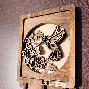 Home Key Holder Colibri Laser cut files, Vector file, key hanger | DXF, AI, EPS