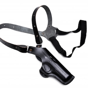 Leather Shoulder Holster For Desert Eagle .357 Magnum - |  Genuine Leather | Shoulder Holster For Desert Eagle