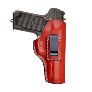 Leather Concealed Carry Holster for Tokarev TT33, Premium Leather, Fast Draw, Handmade